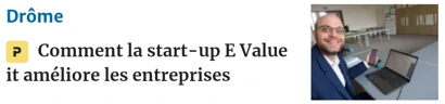 Drôme - Comment la startup E Value it améliore les entreprises